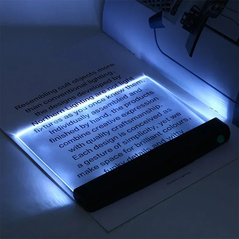 Portable LED Tablet Book Light Reading Night Light Default Title