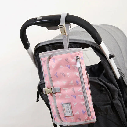 Folding Travel Changing Pad Blue