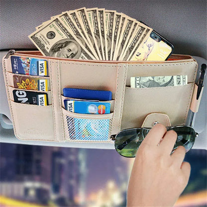 Car Sun Visor Organizer BEIGE