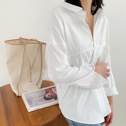 Womens Relaxed Fit Longline Shirt Default Title
