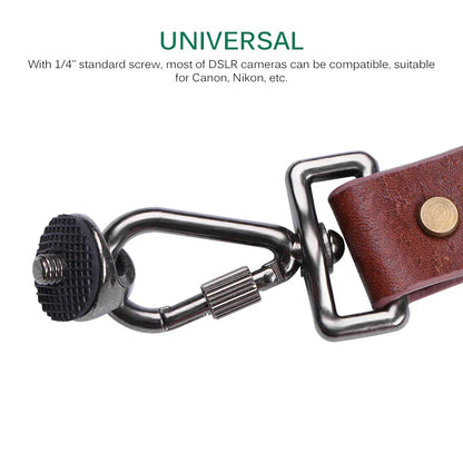 Genuine Leather Camera Shoulder Strap Adjustable Default Title