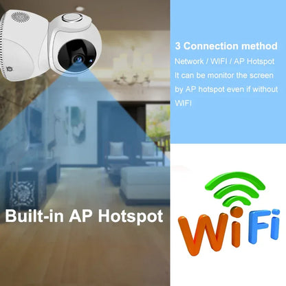 HD 1080P Camera 360° Panoramic PTZ Wireless Wifi Camera Camera