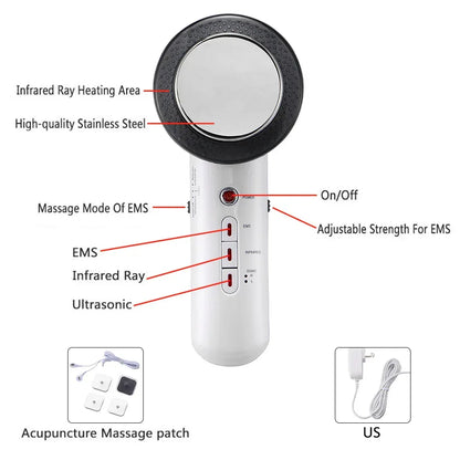 Body Face Lift Ultrasound Body Slimming Massager EU