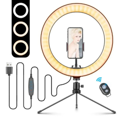 10" Table Top Selfie LED Lamp Default Title