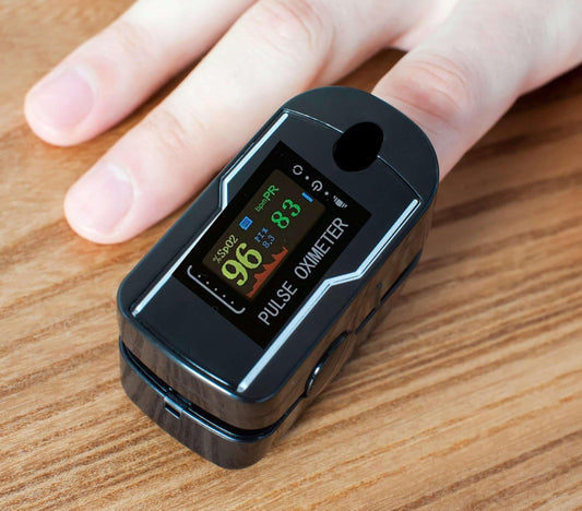 Pulse Fingertip Oximeter Blood Oxygen SpO2 Monitor Default Title