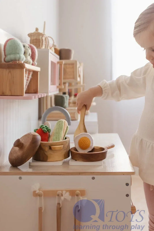 QToys Australia (USA) MAHOGANY PAN & POT SET Default Title