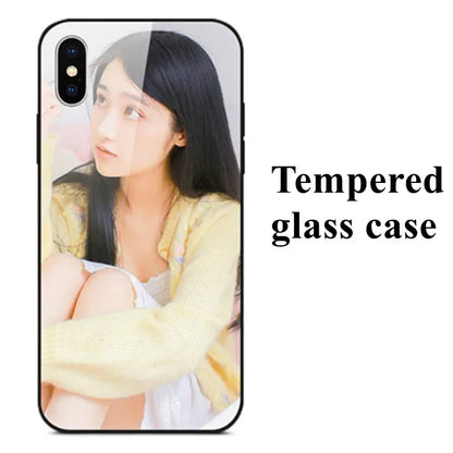 Custom Customized Phone Case For iPhone Transparent silicone Case
