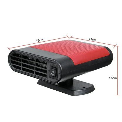 Powerful Car Heater and Fan Defroster 500W Gray
