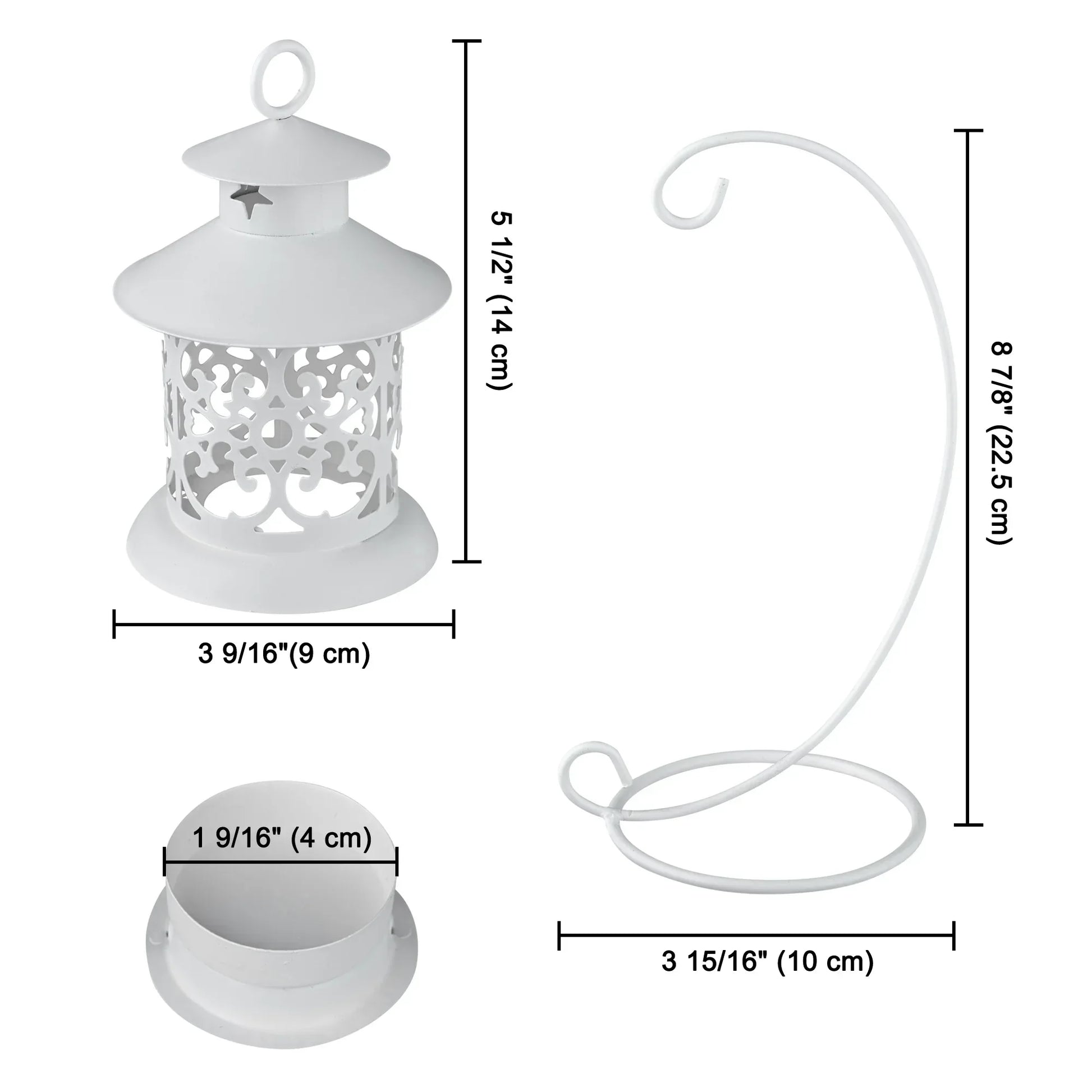 Candle holder with bracket for Wedding Home Decoration Default Title