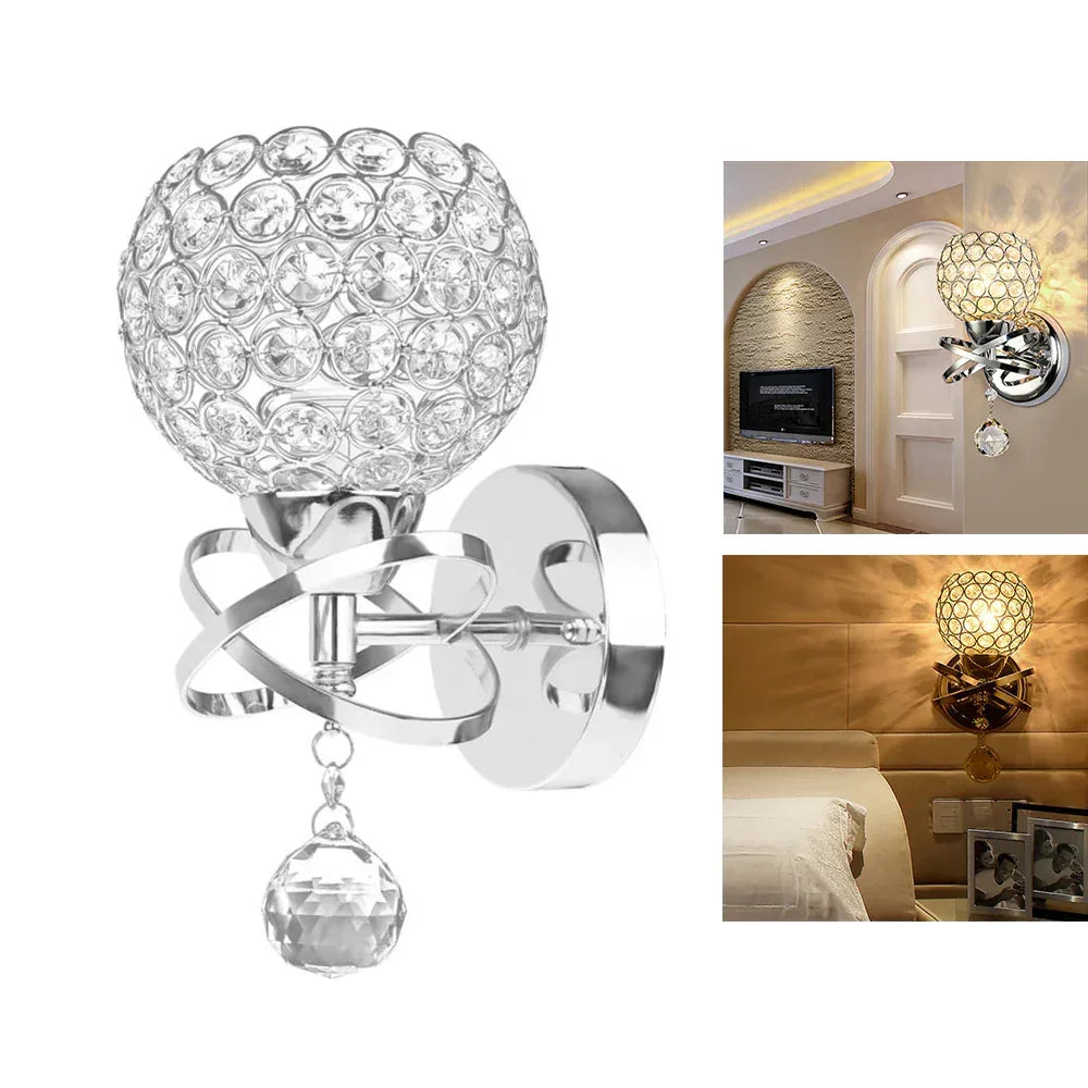 Modern Style Wall Lamp Crystal Pendant Light Stock Default Title