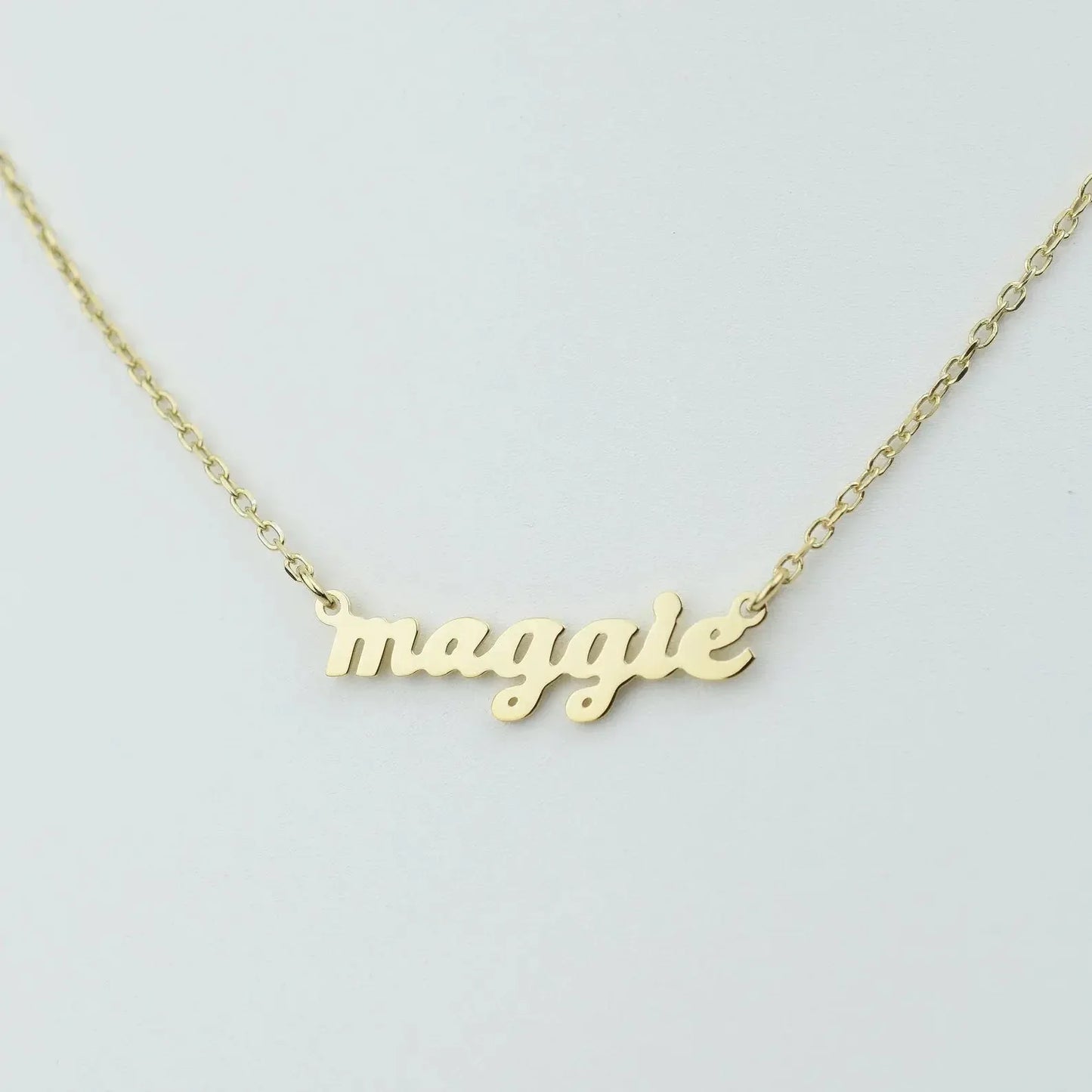 Name Necklace - personalized name necklace Gold