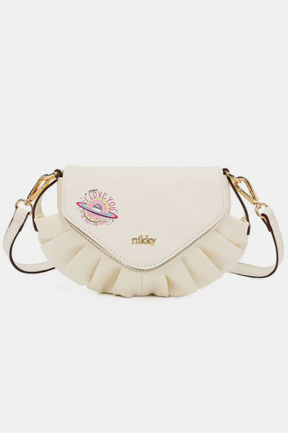 Nicole Lee USA Graphic Crossbody Bag White / One Size