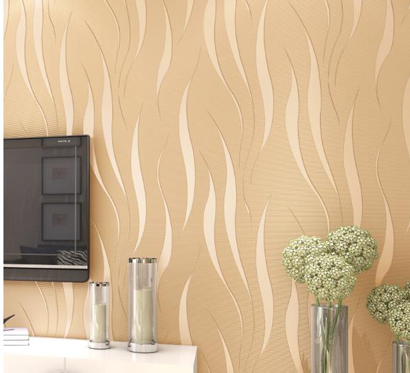 Water ripple non woven wallpaper