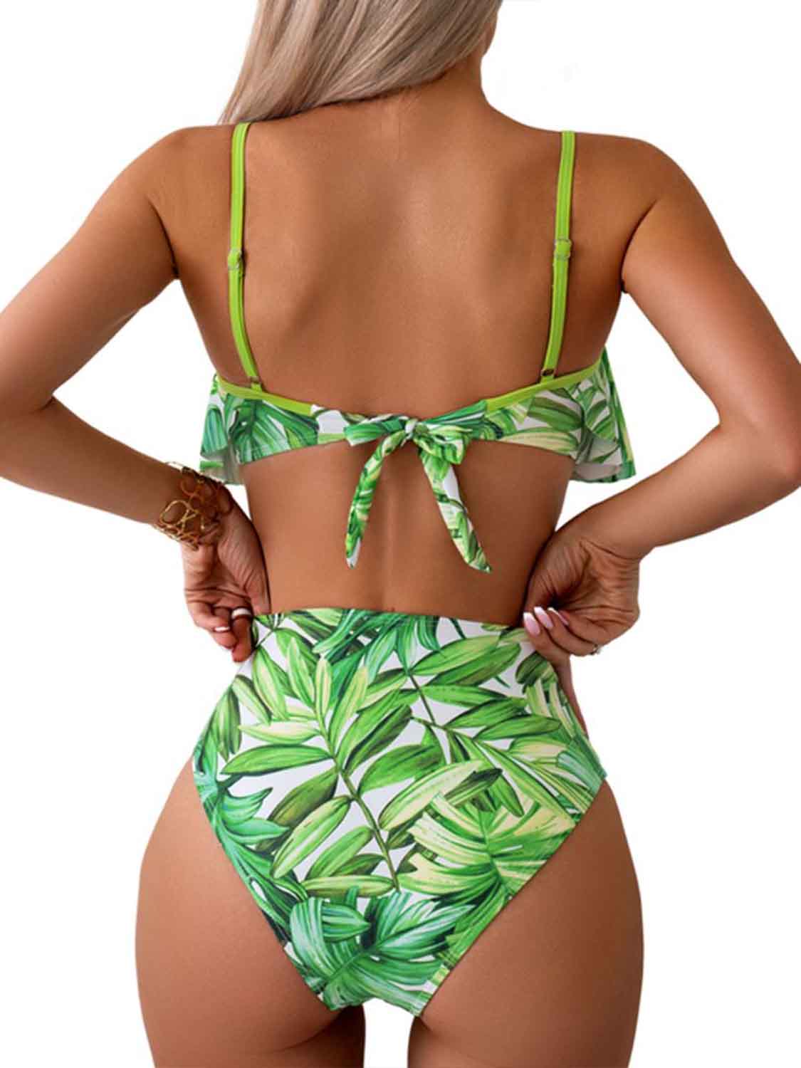 Notched Bikini Set