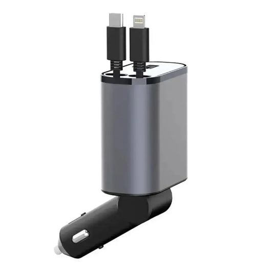 FAST 100W Car Phone Charger Lighter USB And TYPE-C Adapter Lightning (iPhone)