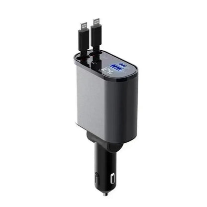 FAST 100W Car Phone Charger Lighter USB And TYPE-C Adapter Lightning (iPhone)