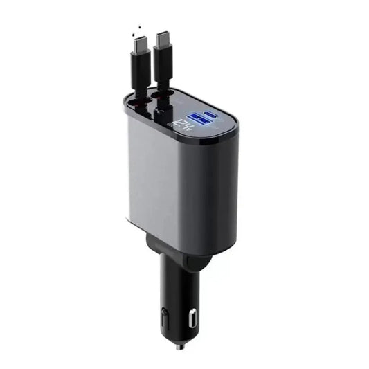 FAST 100W Car Phone Charger Lighter USB And TYPE-C Adapter Lightning (iPhone)