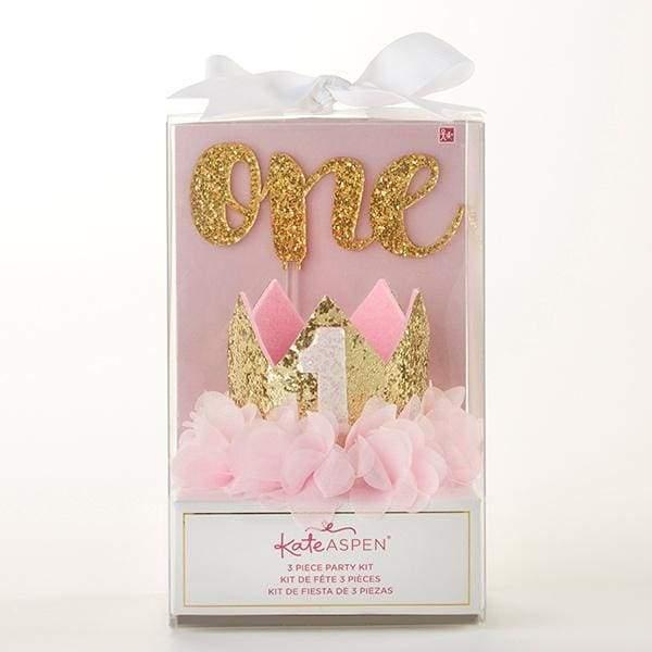 Gold Glitter 1st Birthday Décor Kit Default Title