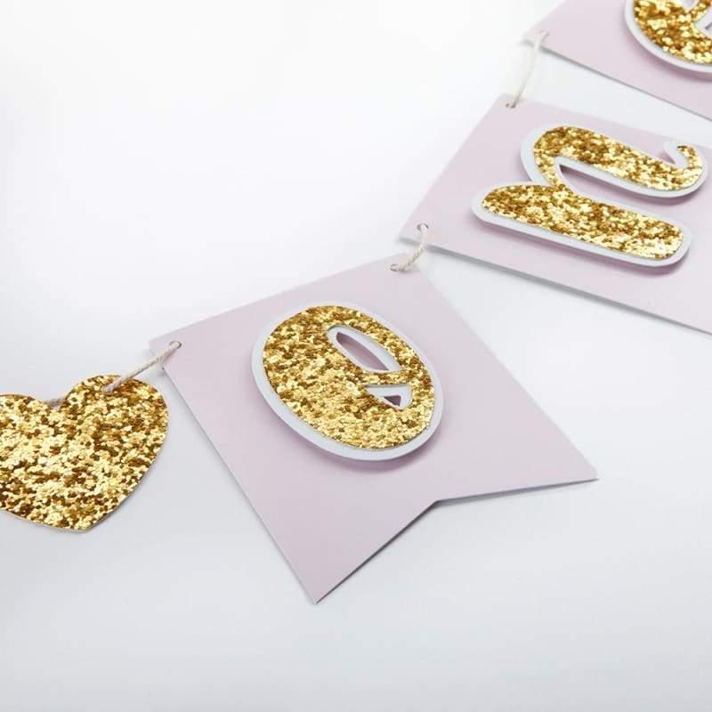 Gold Glitter 1st Birthday Décor Kit Default Title