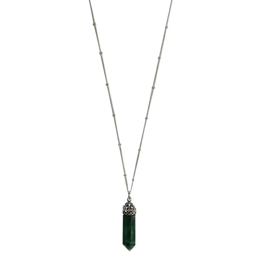 Aventurine Crystal Necklace Default Title