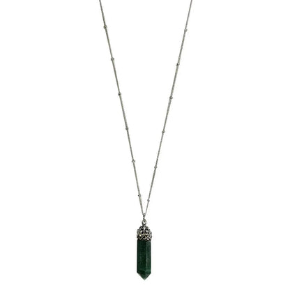 Aventurine Crystal Necklace Default Title