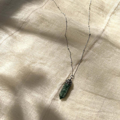 Aventurine Crystal Necklace Default Title