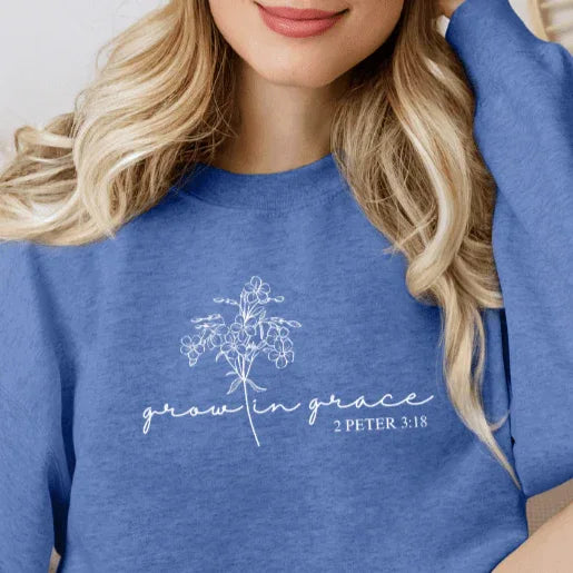 Grow in Grace Crew Sweatshirt 2XL