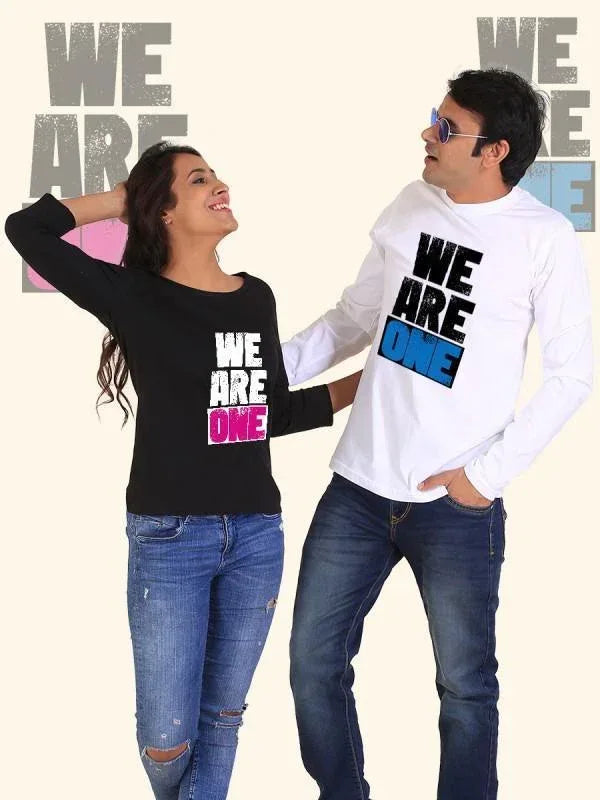 We are One Couple Full Sleeves Medium / Small
