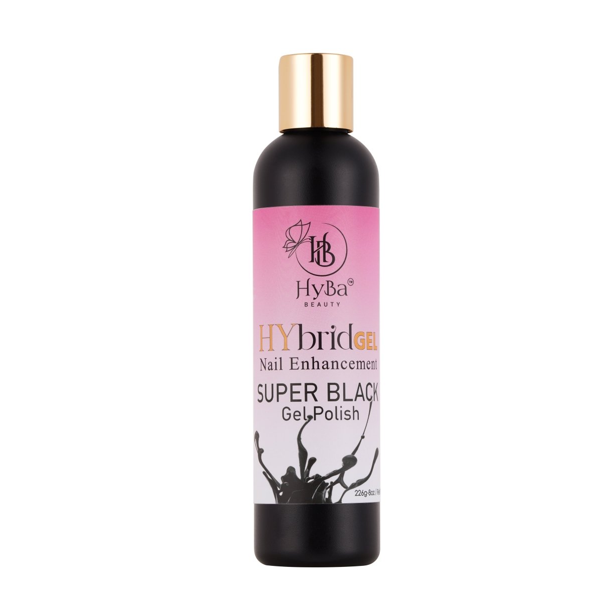 HYBRID SUPER BLACK Gel Polish - REFILL KIT