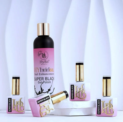 HYBRID SUPER BLACK Gel Polish - REFILL KIT Default Title