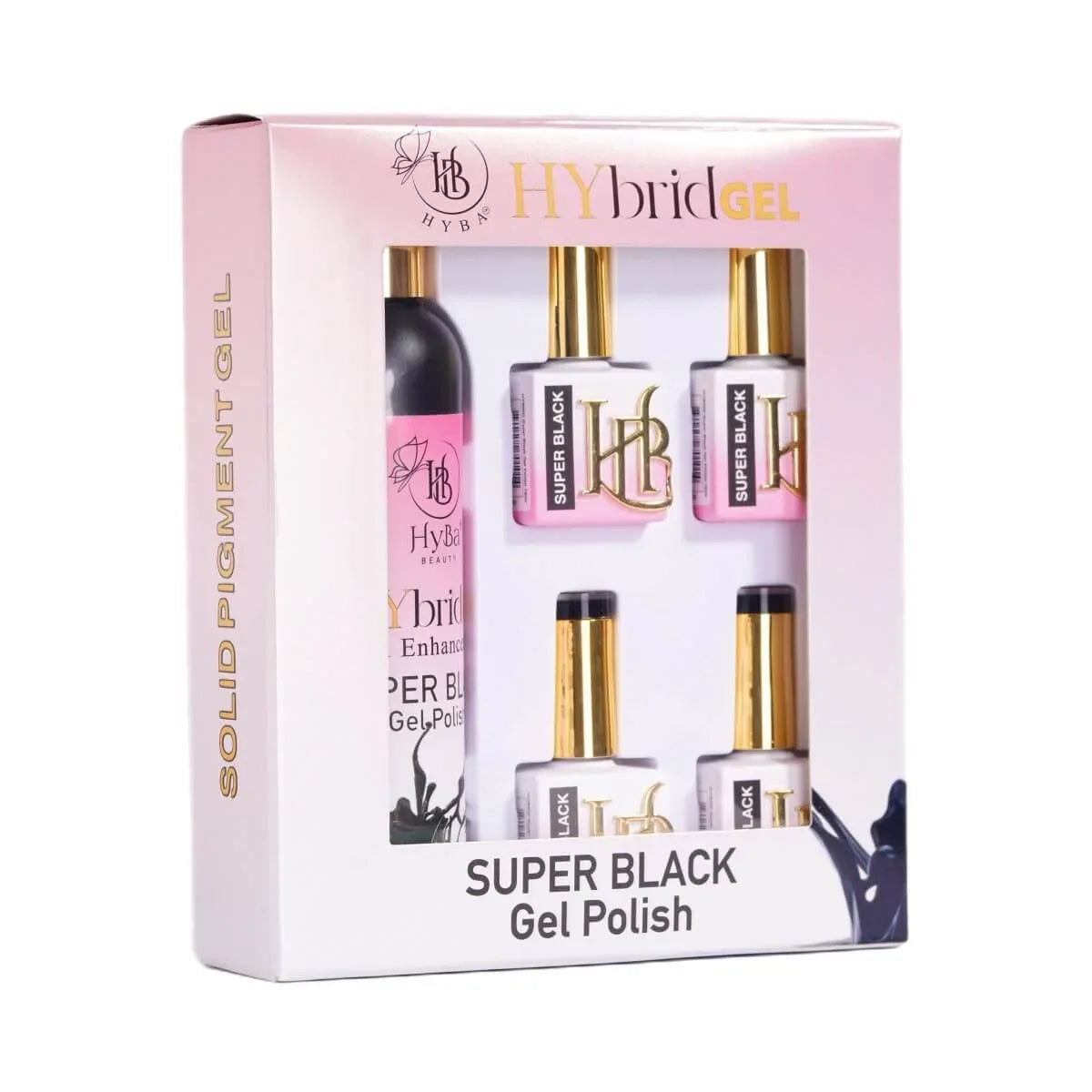 HYBRID SUPER BLACK Gel Polish - REFILL KIT Default Title