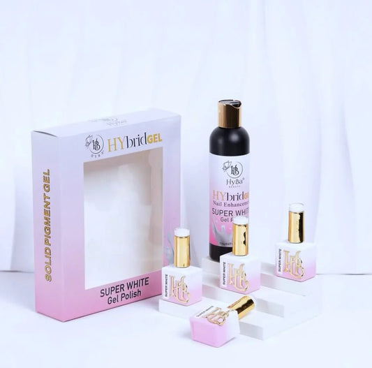HYBRID SUPER WHITE Gel Polish - REFILL KIT Default Title