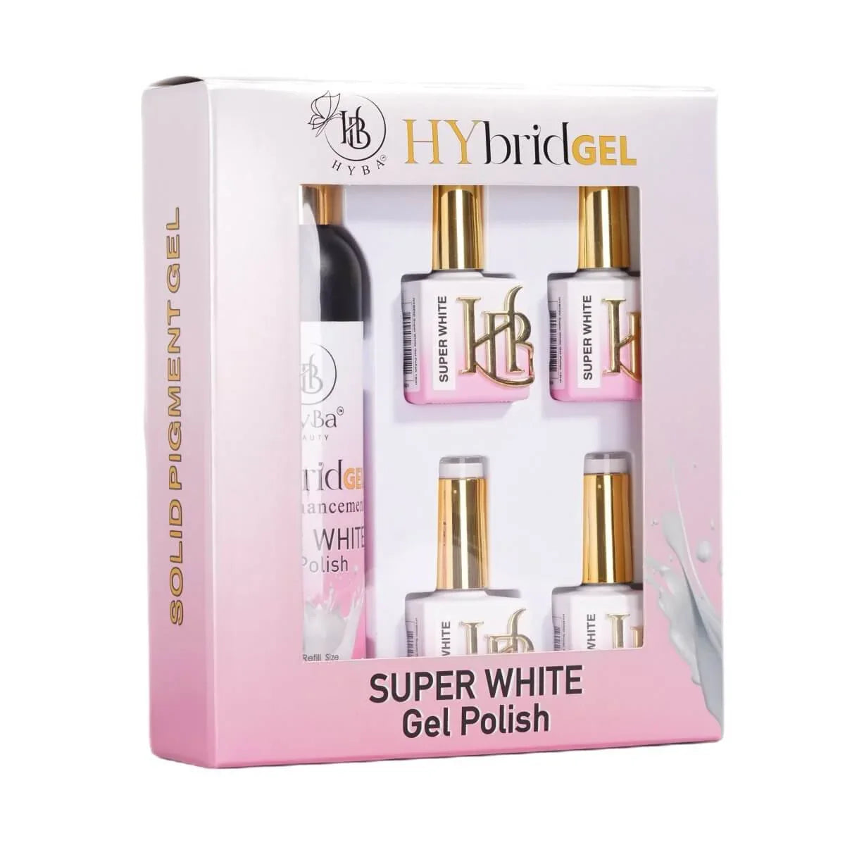 HYBRID SUPER WHITE Gel Polish - REFILL KIT Default Title