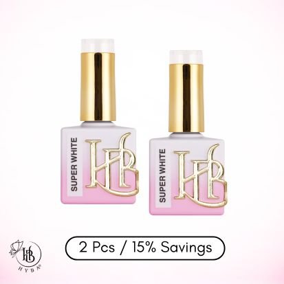 HYBRID SUPER WHITE Gel Polish - REFILL KIT