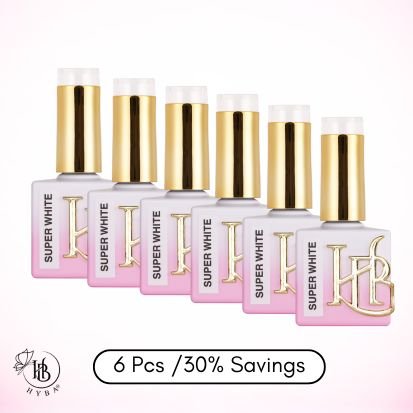 HYBRID SUPER WHITE Gel Polish - REFILL KIT