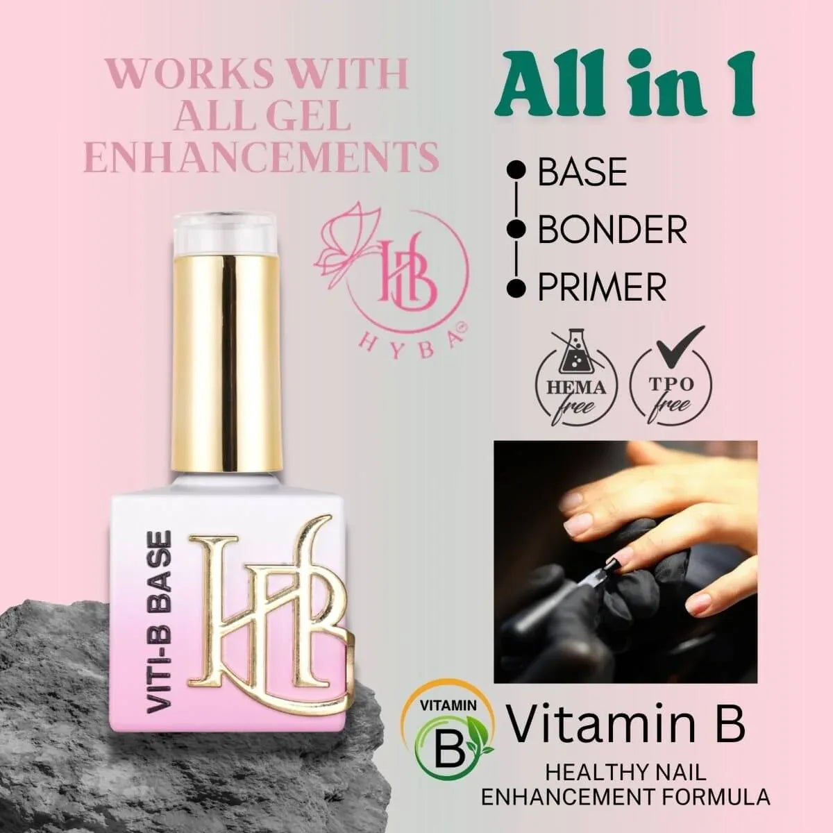 HYBRID Viti-B Base Gel - 20ml BUY 10 GET 3 FREE