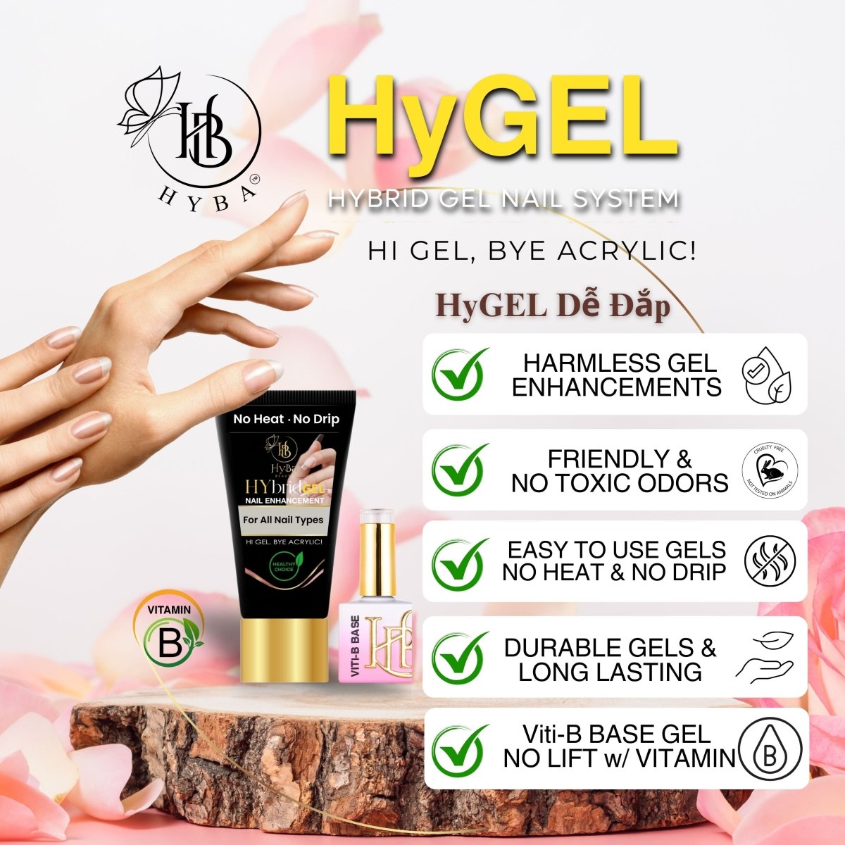 HYGEL HYBRID GEL NAIL SYSTEM - READY Kit #2