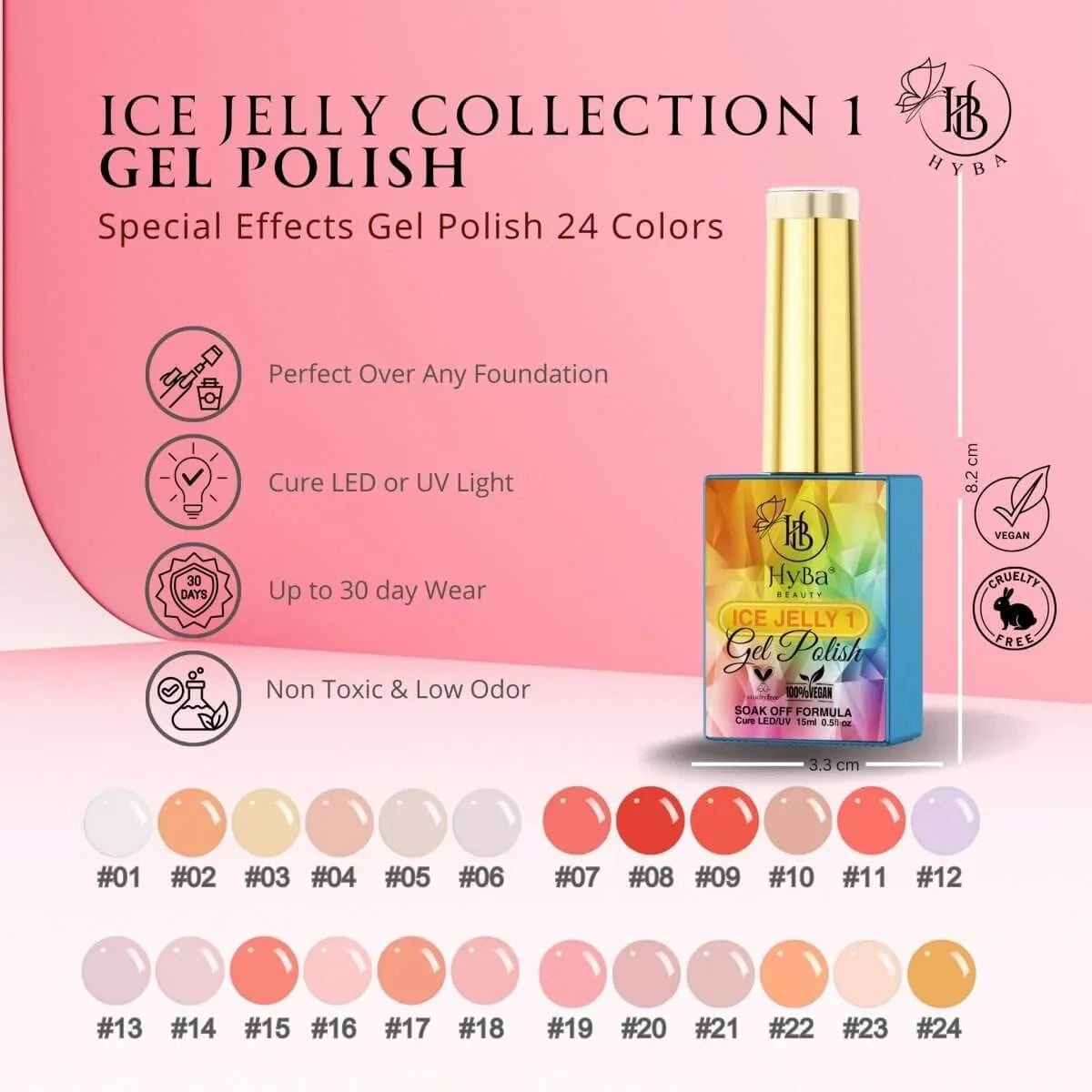 ICE JELLY Gel Collection 1 - Pink Shades Box Set Default Title