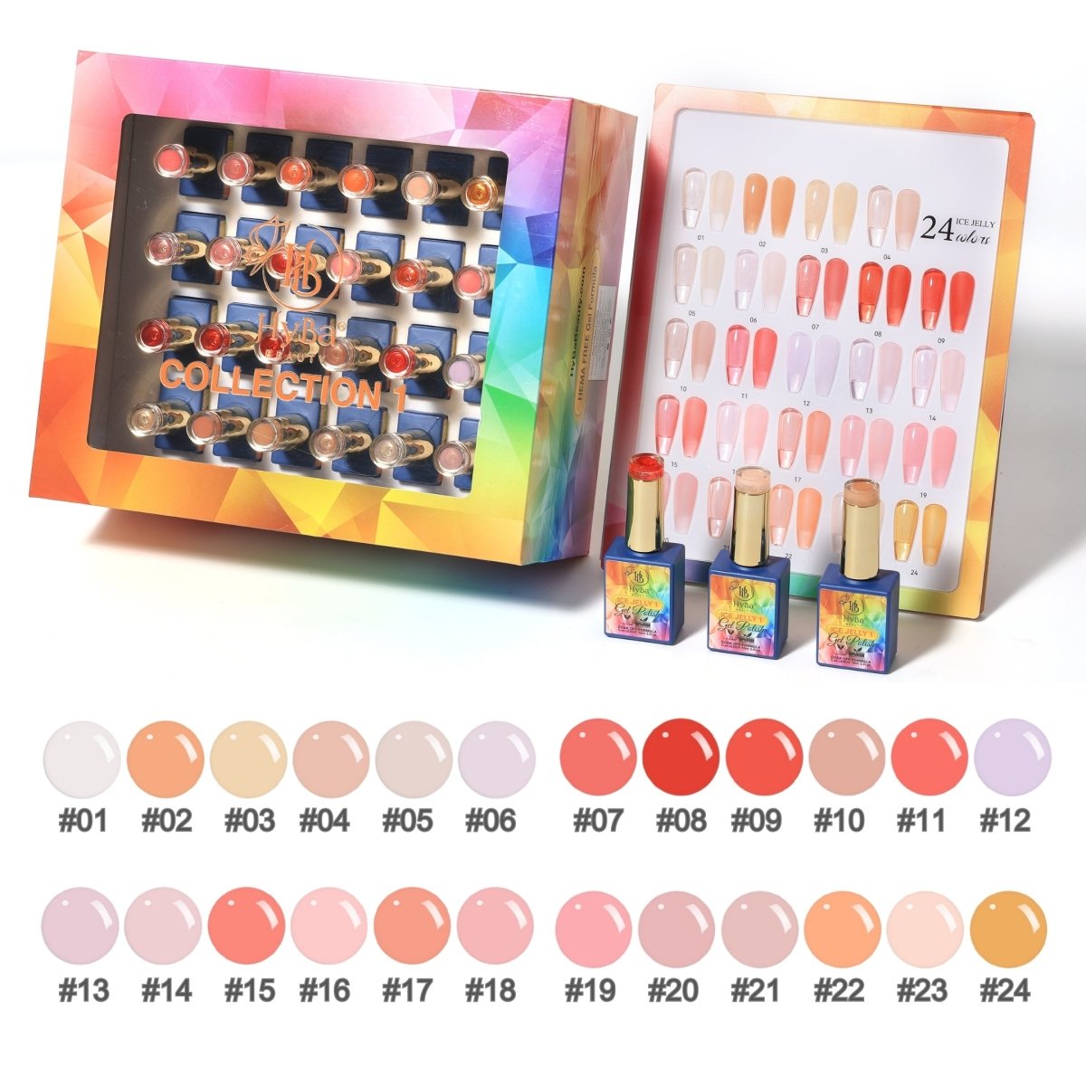 ICE JELLY Gel Collection 1 - Pink Shades Box Set
