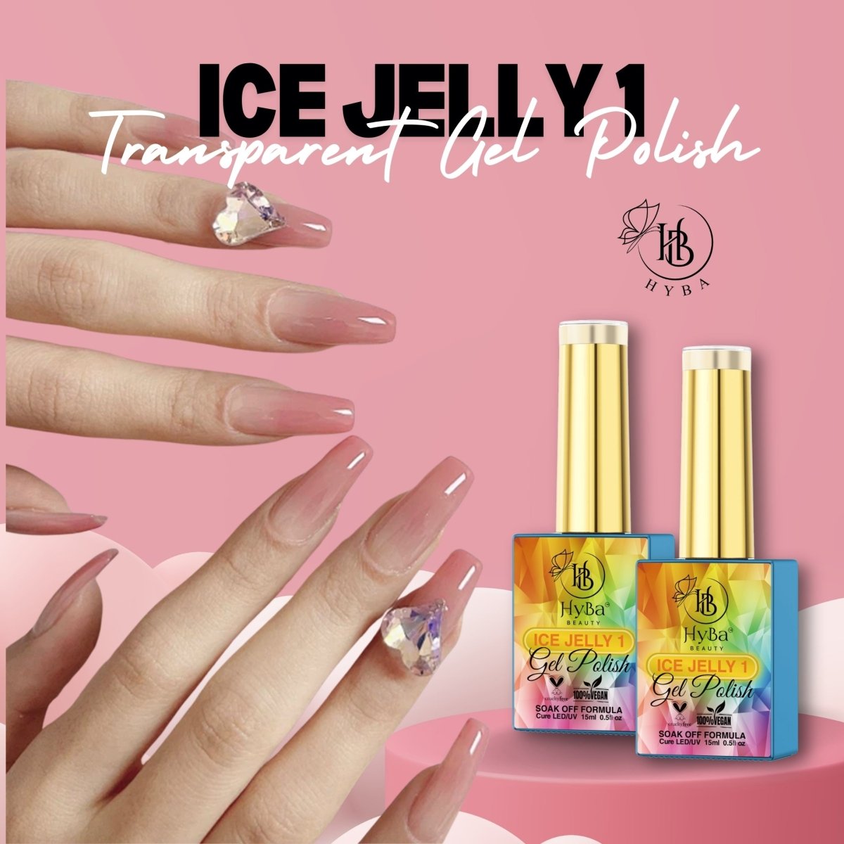 ICE JELLY Gel Collection 1 - Pink Shades Box Set
