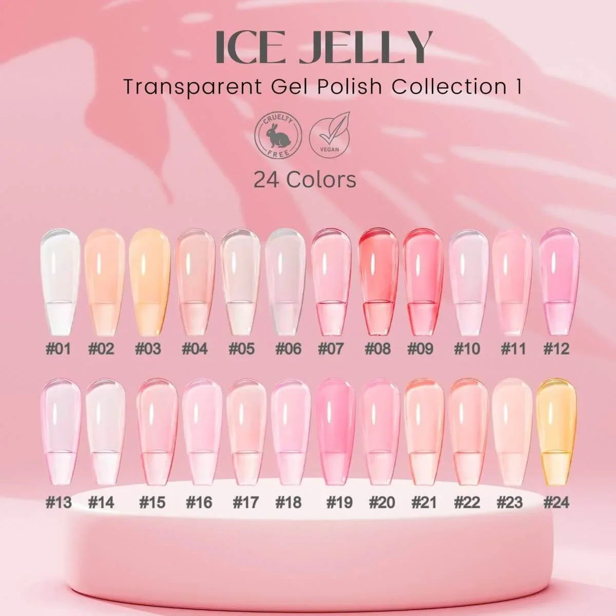 ICE JELLY Gel Collection 1 - Pink Shades Box Set Default Title