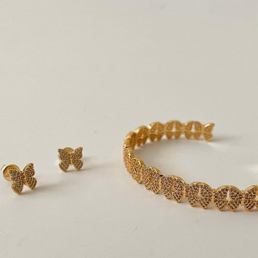 Butterfly Cuff Bracelet Default Title