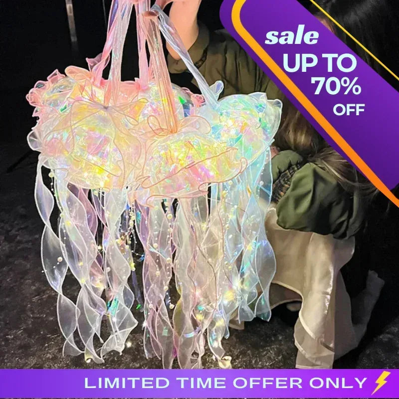 Jellyfish Lamp Home Decoration Upgraded pink