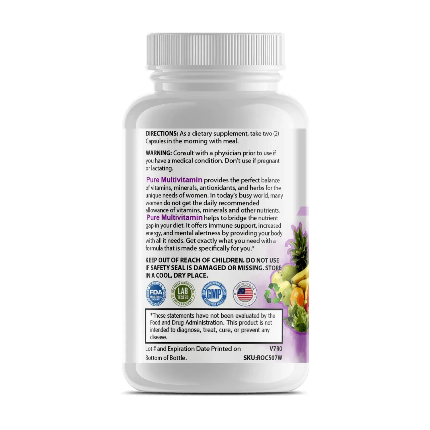 Pure Multi-Vitamins Womens Pure Multi-Vitamins Womens