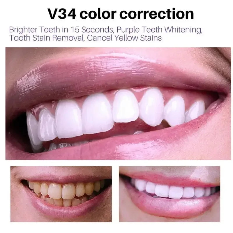 V34 Teeth Cleaning Whitening Toothpaste Jaysuing50ml