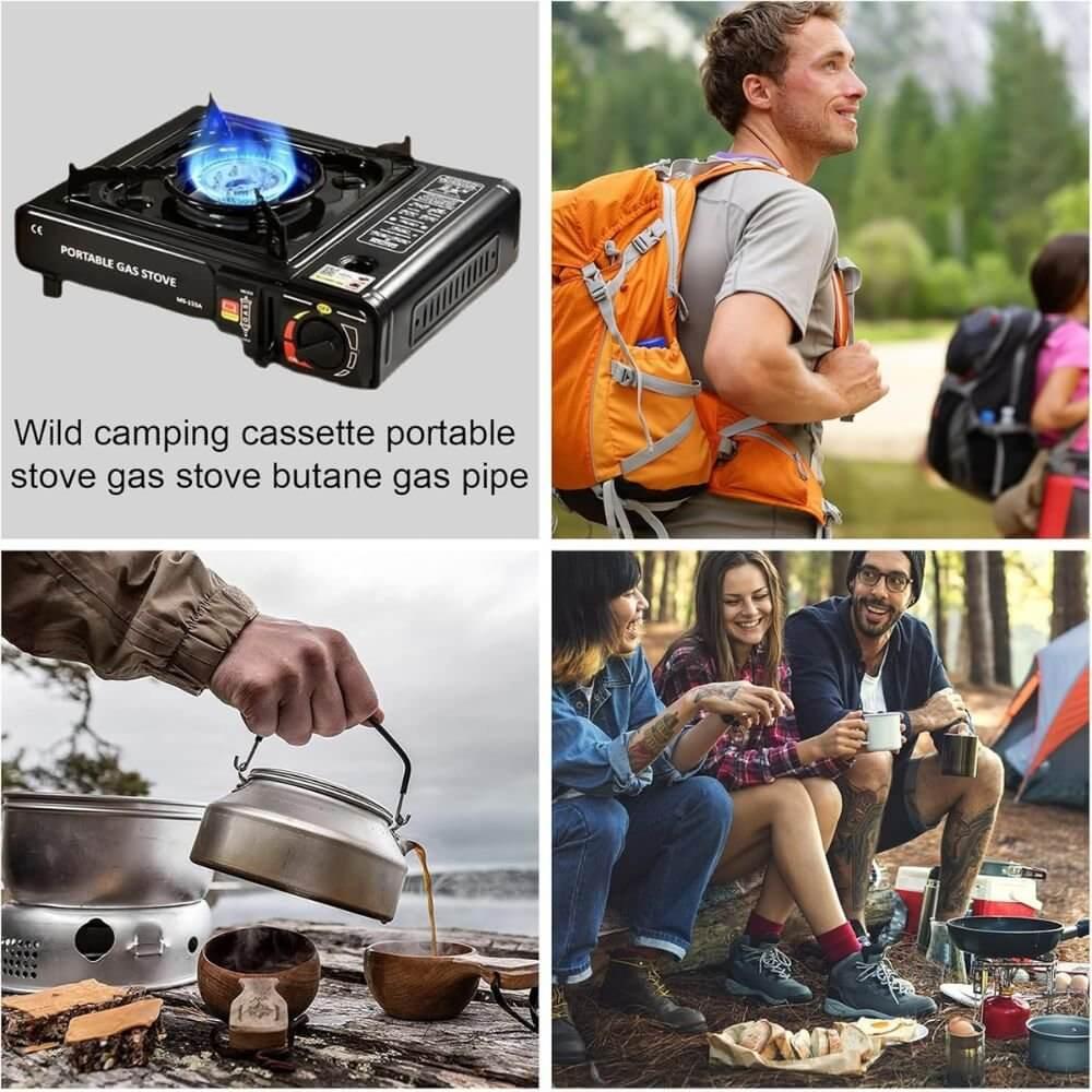Portable Camping Gas Stove with Carrying Case Default Title