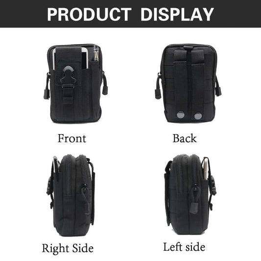 Waterproof Tactical Pouch Belt Waist Pack Khaki