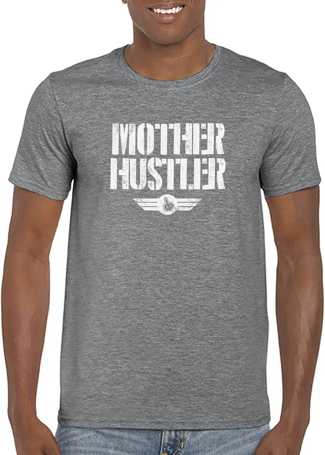 THE CEO Mother Hustler Men’s T-Shirt Red / X-Large