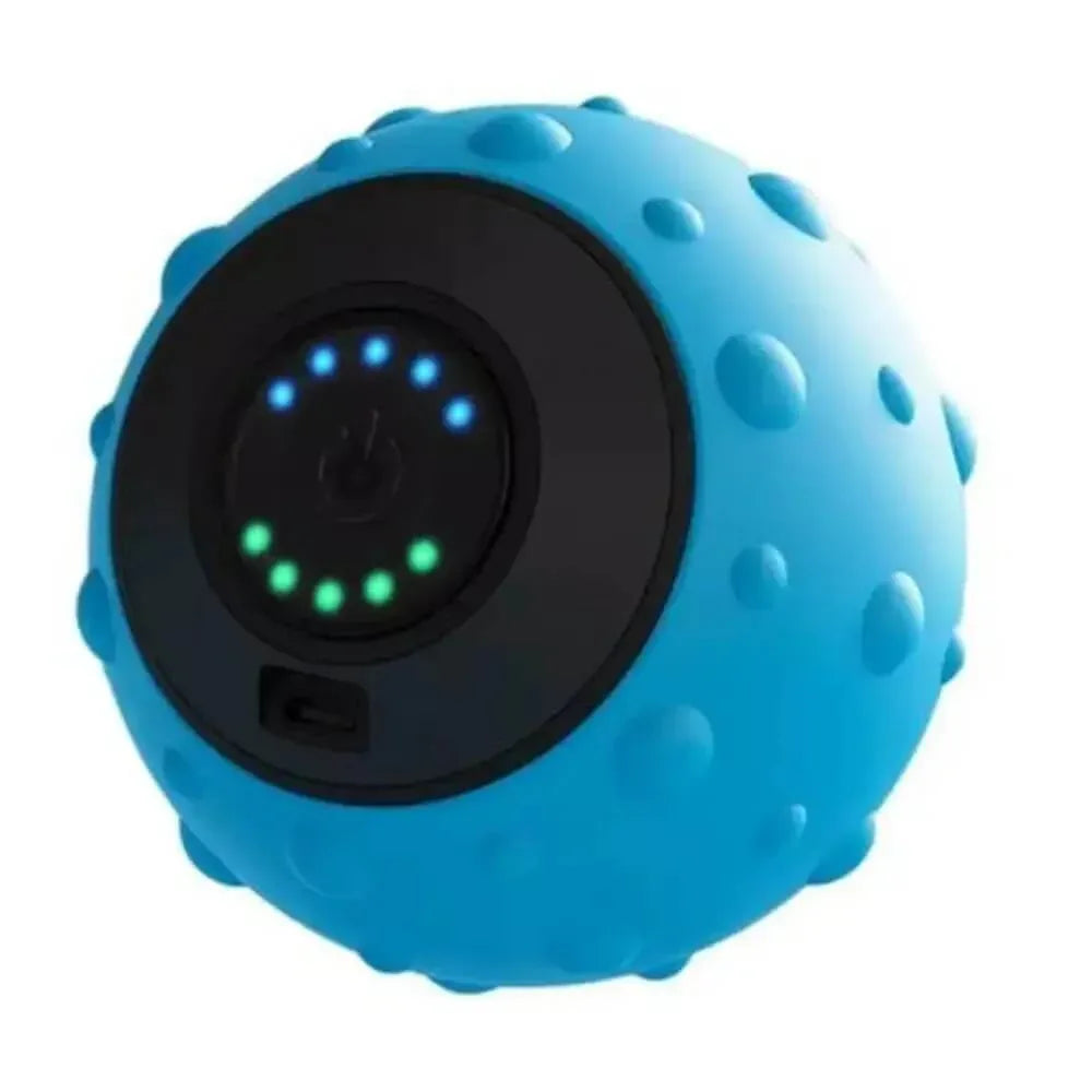 Yoga Ball with Electric Massage Function Blue