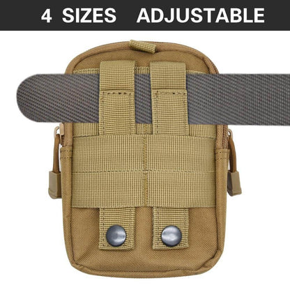 Waterproof Tactical Pouch Belt Waist Pack Khaki